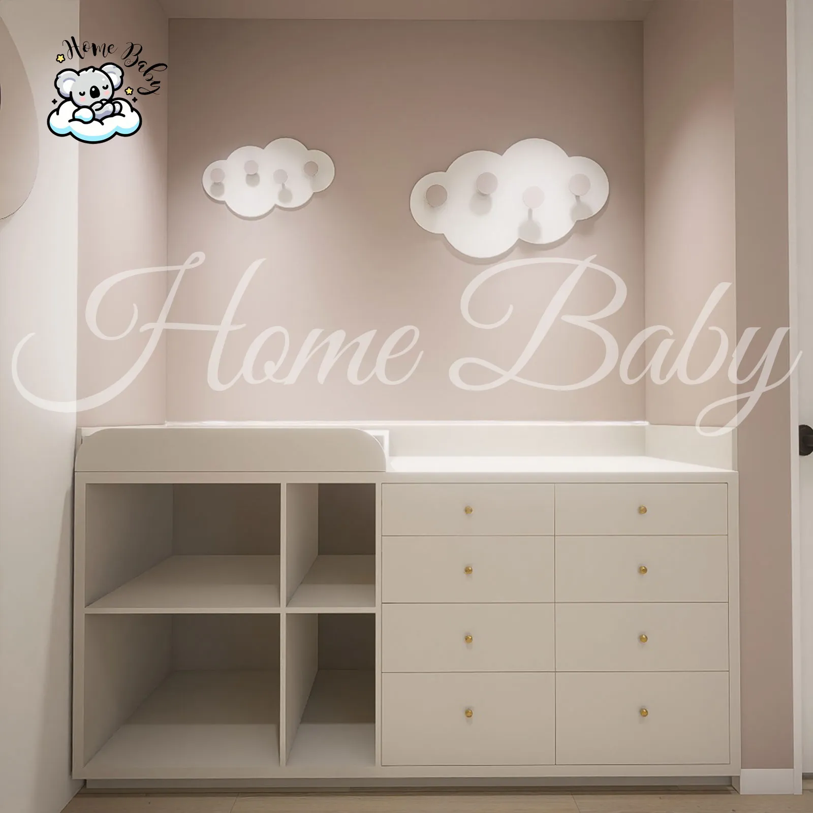 Mueble a medida cambiador de bebé número 1 - Home Baby - Original