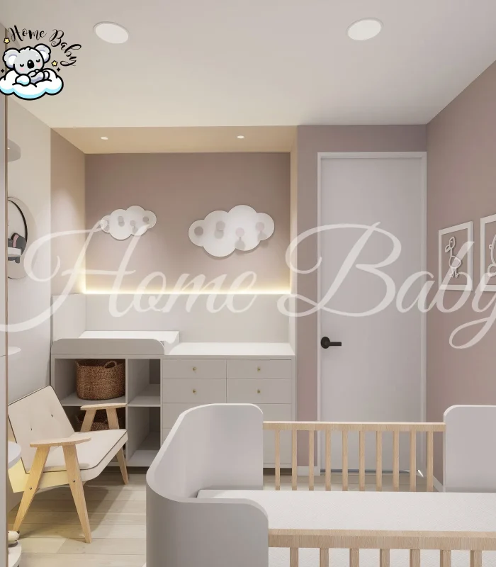 Decoración de habitación para niña bebé