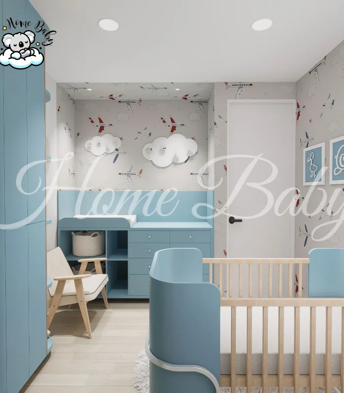 Decoración de habitación para bebé niño